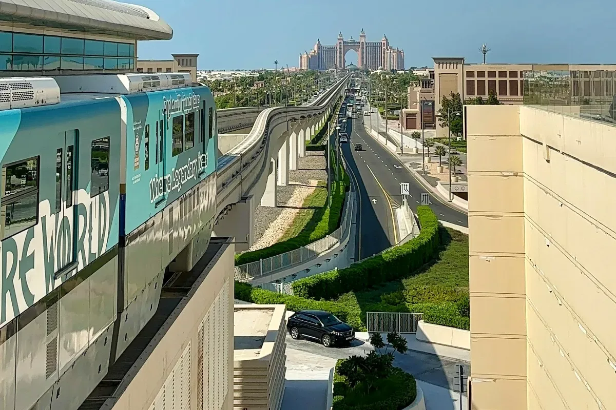 The Palm Jumeirah Monorail